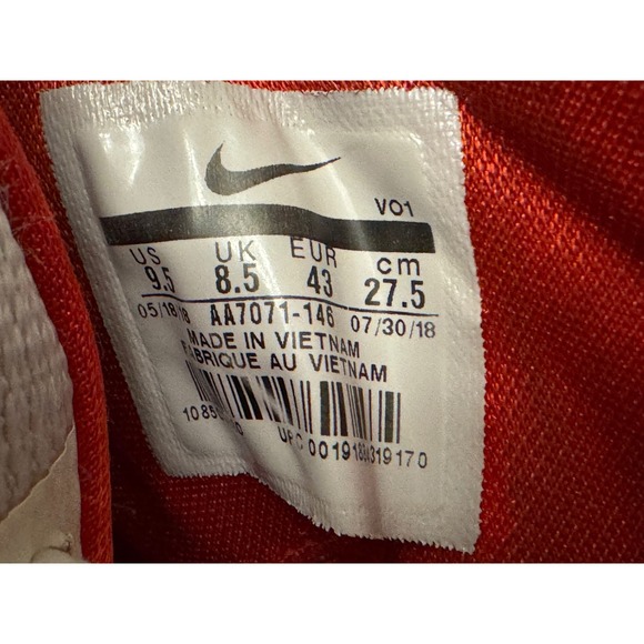 Nike Kyrie IV 4 Basketball Shoes Sneakers White Blue Red Men's Size 9.5 - Picture 6 of 6